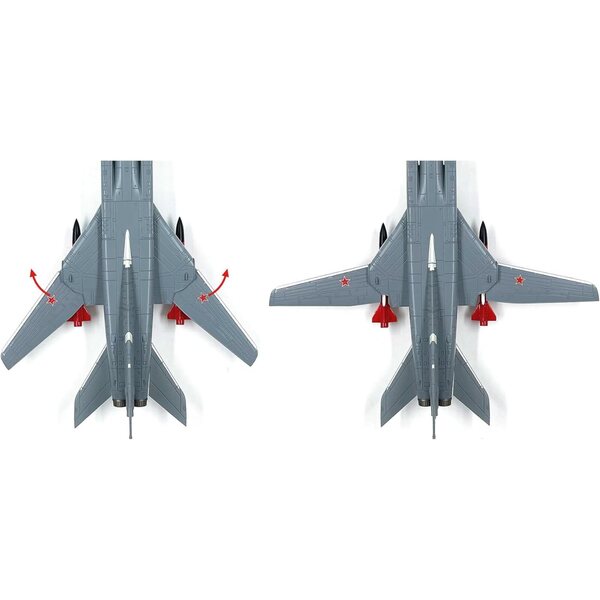 Russisches TU-22M3 Backfire 1:144-Legierungs- und ABS-Modell für TECKEEN-Kollektoren