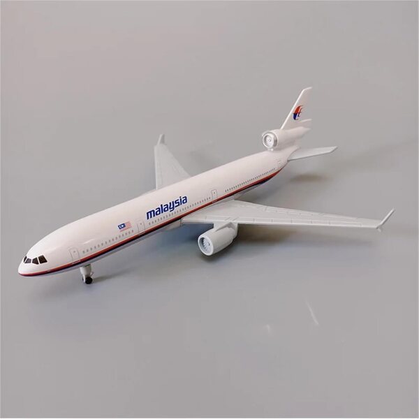 Legierungsflugzeugmodell Malaysia MD-11 im Maßstab 1:400 für Sammler und Enthusiasten