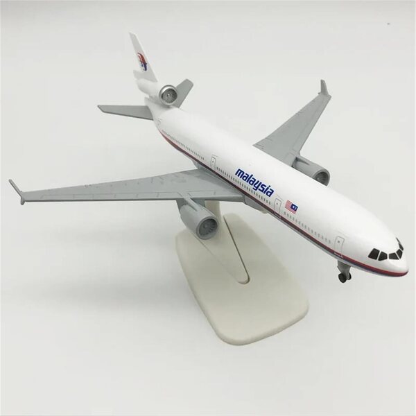 Legierungsflugzeugmodell Malaysia MD-11 im Maßstab 1:400 für Sammler und Enthusiasten