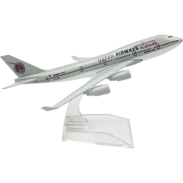 ZEZEFUFU B747 1:400 Legierungsflugzeugmodell mit Display – Sammlung und Dekoration