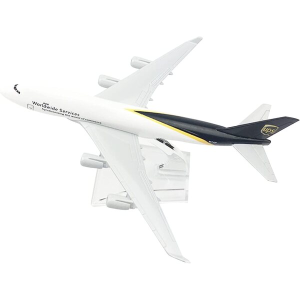 ZEZEFUFU B747 1:400 Legierungsflugzeugmodell mit Display – Sammlung und Dekoration