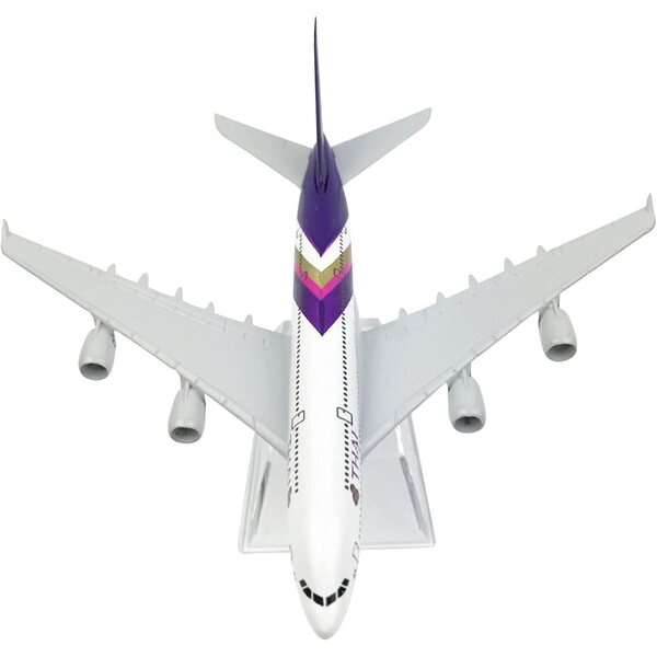 ZEZEFUFU A380 Thailand 1:400 Flugzeugmodell für Sammler und elegante Dekoration