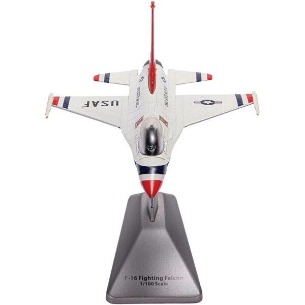 TECKEEN USAF F-16 Fighting Falcon Thunderbirds 1:100 Legierungsmodell