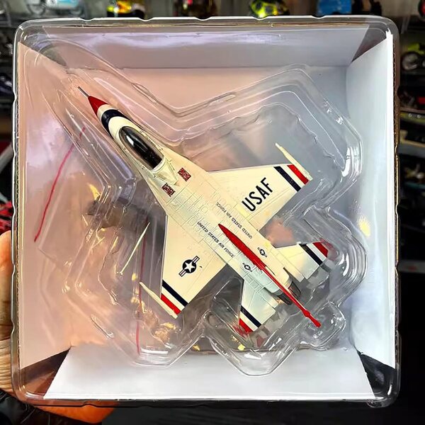 TECKEEN USAF F-16 Fighting Falcon Thunderbirds 1:100 Legierungsmodell