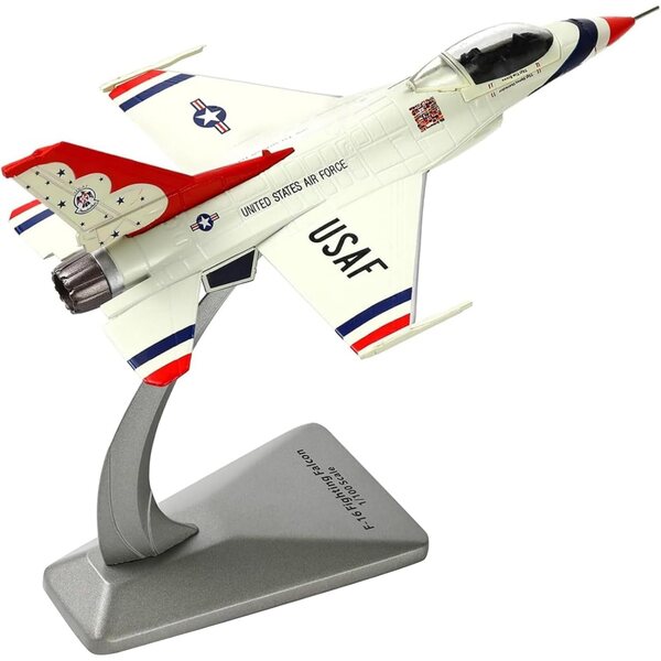 F-16 Fighting Falcon Thunderbirds 1:100 Flugzeugmodell aus Druckgusslegierung ZEZEFUFU