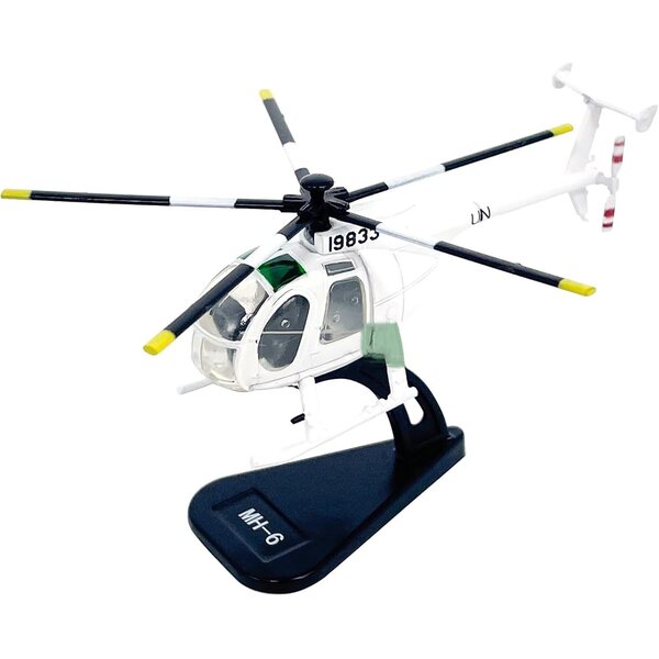 US Army MH-6 Little Bird 1:100 Legierungshubschraubermodell – Sammlung und Dekoration