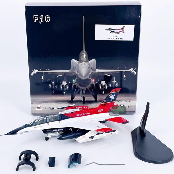 Legierungsmodell der US Air Force F-16D X-62A VISTA Fighting Falcon im Maßstab 1:72