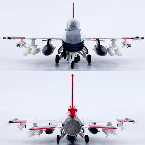 Legierungsmodell der US Air Force F-16D X-62A VISTA Fighting Falcon im Maßstab 1:72