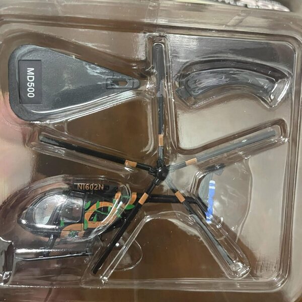 USA Bird MD500 Hubschraubermodell aus Legierung 1:100 – Sammlung und Dekoration