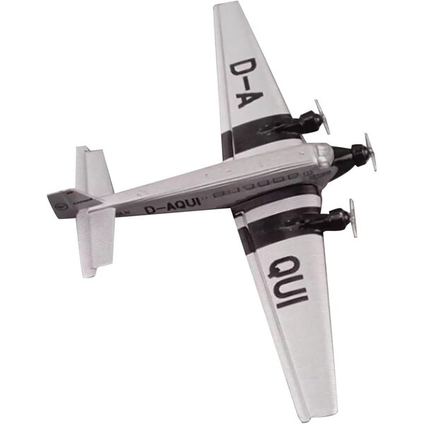 WWII Deutschland Junkers Ju 52 Flugzeugmodell im Maßstab 1:250 aus Legierung und PC – Sammlerstück