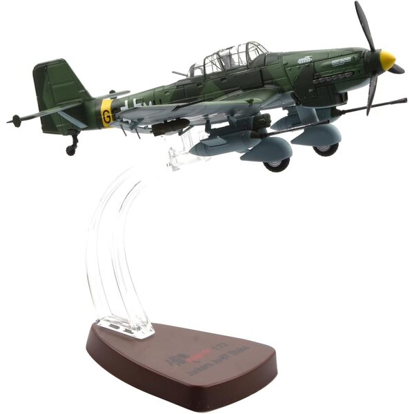 Stuka Junkers Ju-87G1 Flugzeugmodell aus Metalldruckguss im Maßstab 1:72 zum Sammeln und Dekorieren