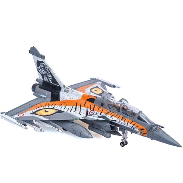 MOUDOAUER Rafale B Tiger Kampfflugzeugmodell 1:72 aus Druckgusslegierung 21 cm