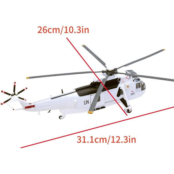 Sea King HC.4 Royal Navy Hubschraubermodell 1:72 MOUDOAUER für Sammler