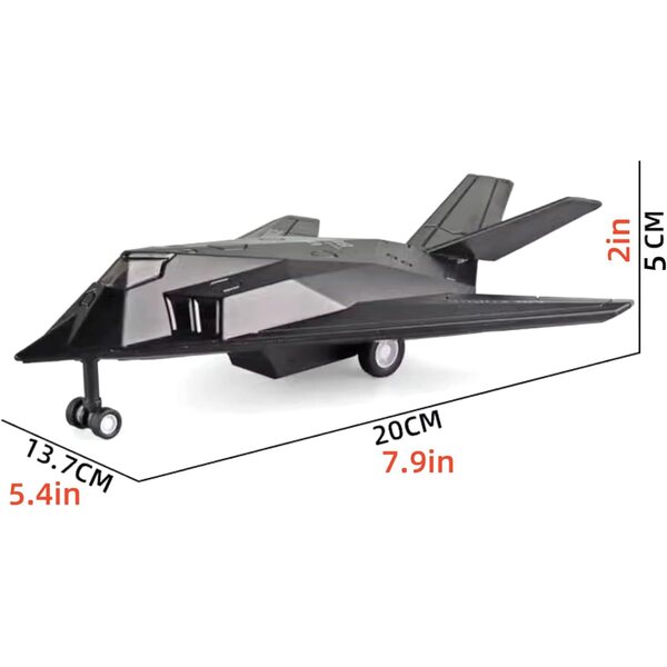 US F-117 Nighthawk Stealth Fighter 1:300 Legierungsmodell mit Sound und Licht