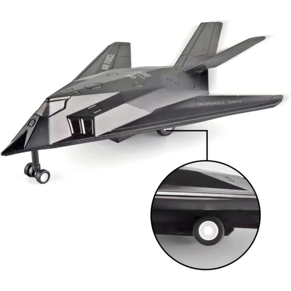 US F-117 Nighthawk Stealth Fighter 1:300 Legierungsmodell mit Sound und Licht