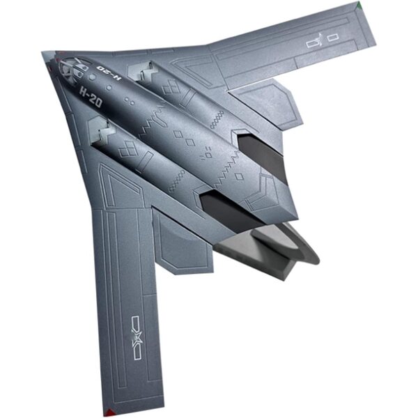 DAGIJIRD Flugzeugmodell China H-20 Tarnkappenbomber im Maßstab 1:160 aus hochwertiger Legierung