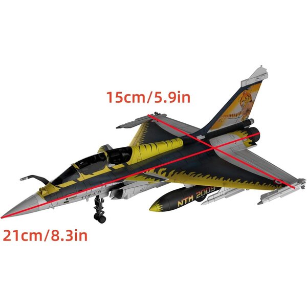 MOUDOAUER Rafale B Air Force France 1:72 Flugzeugmodellsammlung aus Druckgusslegierung
