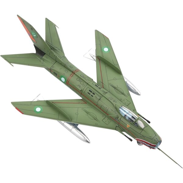 1:72 Legierungsmodell Pakistan Air Force J-6 Fighter Druckguss MOUDOAUER
