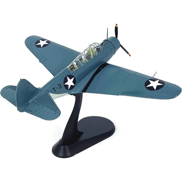 TECKEEN Bomber TBD USA Navy WWII Flugzeugmodell im Maßstab 1:72 – Sammlung und Dekoration