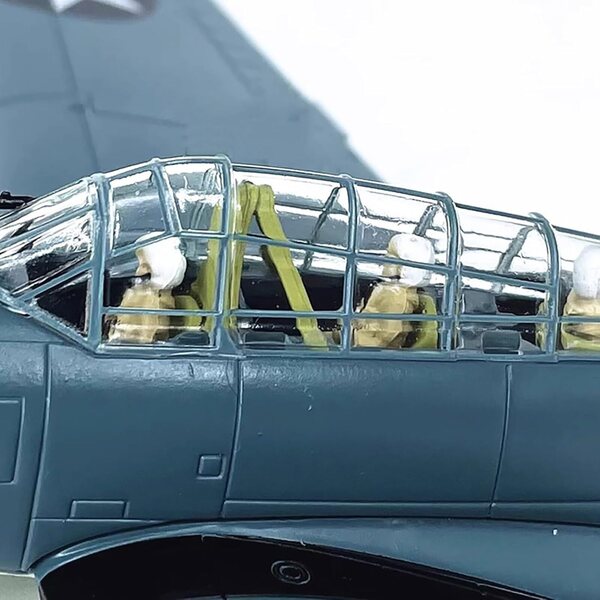 1:72 US Navy TBD Devastator WWII Bombermodell aus hochwertiger Druckgusslegierung