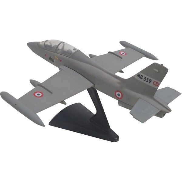 TECKEEN Italien MB339 Fighter, Legierungsflugzeugmodell, Maßstab 1:94, Dekoration und Geschenk