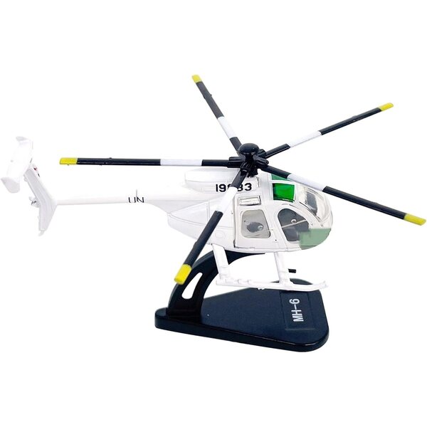 US Army MH-6 Little Bird 1:100 Legierungshubschraubermodell, perfekt für Sammler