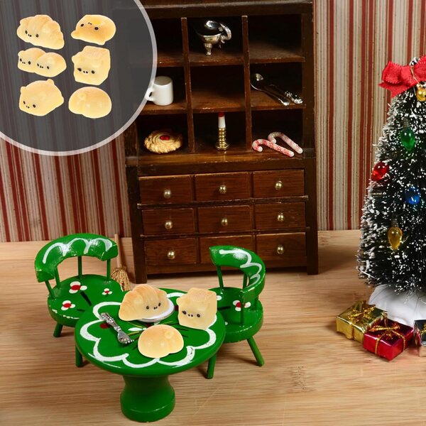SOLUSTRE 18 Stück Miniatur-Brottiere aus Harz für Dekorationen und Kinderspiele