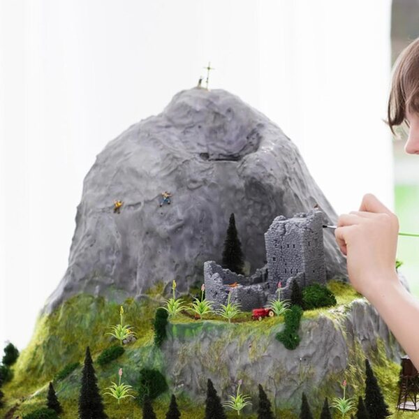 30 Miniaturen aus künstlichen Gräsern und Blumen für simulierte Landschaften und kreative DIY-Projekte