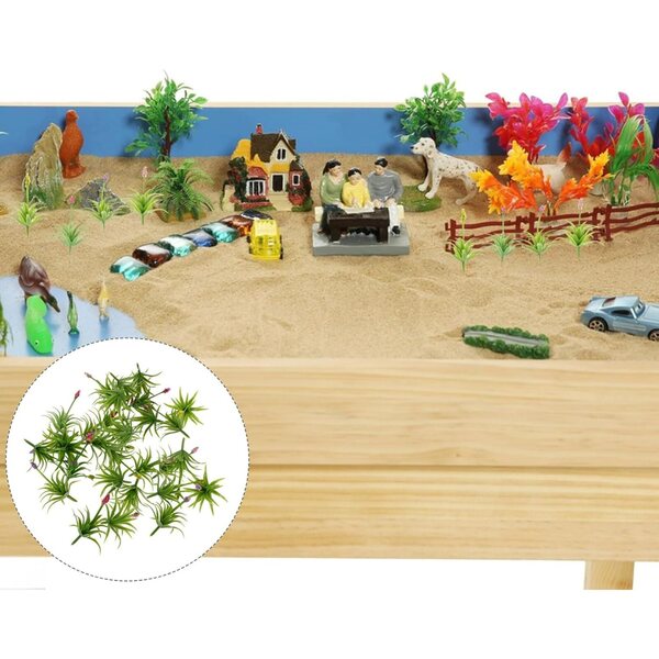 30 Miniaturen aus künstlichen Gräsern und Blumen für simulierte Landschaften und kreative DIY-Projekte