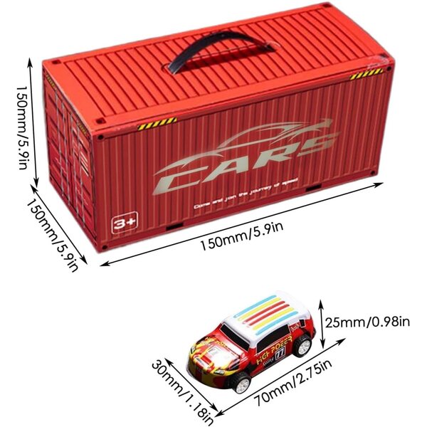 Set mit 48 Générique Pull-Rennwagen – farbenfrohe und sichere Miniaturen für Kinder