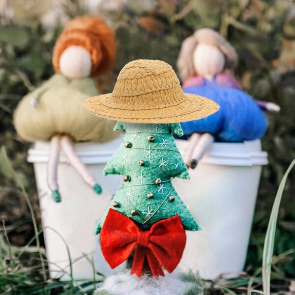 BESPORTBLE 10 Mini Cappelli di Paglia per Casa delle Bambole e Progetti Artigianali 10 cm