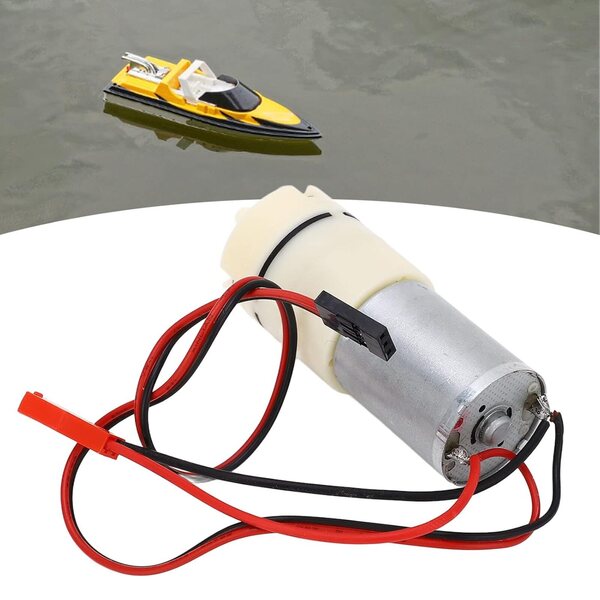 Pompa acqua RC 5-7,4V con motore 370 e spina JST per raffreddamento modelli nave