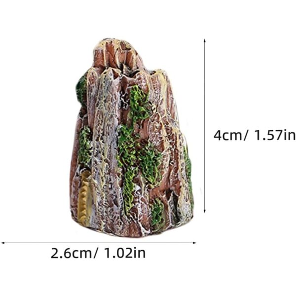 Toddmomy 3 Stück Mini-Berg, realistische Felsdekoration für Mikrolandschaften