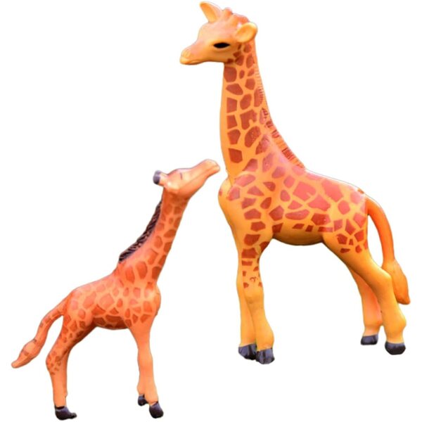 Miniatur-Giraffenfiguren aus Kunstharz für Haus-, Garten- und Rasendekorationen