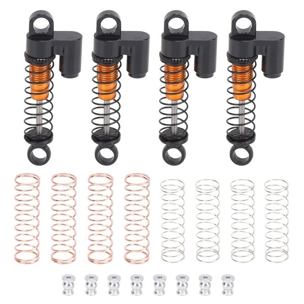 Ammortizzatori in lega di alluminio per auto RC Axial SCX24 1/24 - Alta resistenza e regolabili