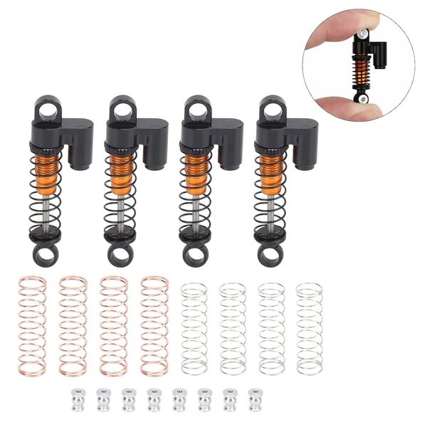 Ammortizzatori in lega di alluminio per auto RC Axial SCX24 1/24 - Alta resistenza e regolabili