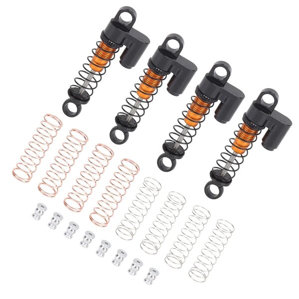 Ammortizzatori in lega di alluminio per auto RC Axial SCX24 1/24 - Alta resistenza e regolabili