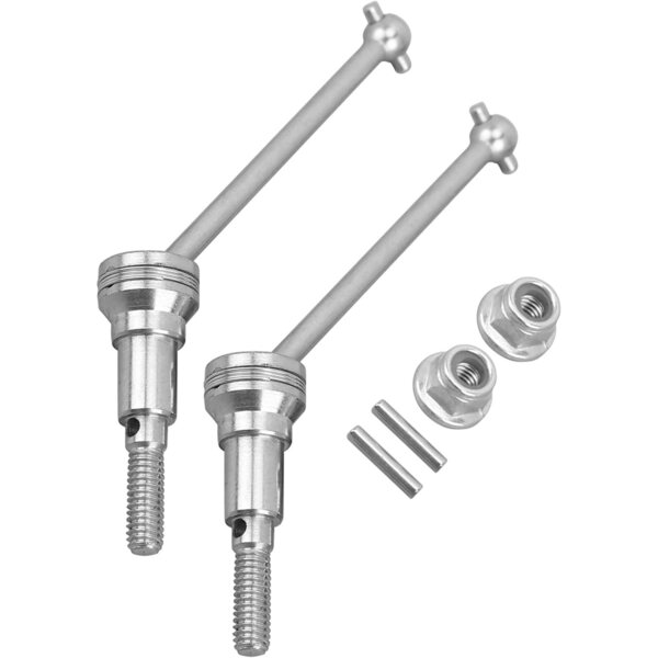 Karlak Antriebswelle aus Aluminiumlegierung für RC-Car 1/16, silberfarben