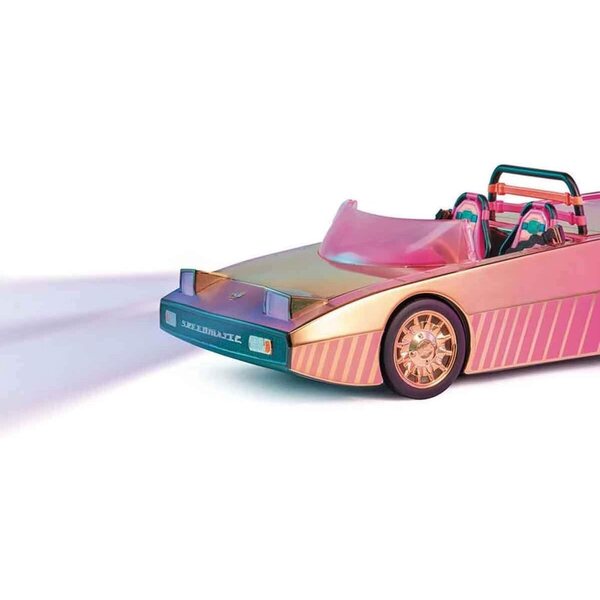 L.O.L. Leuchtendes Car-Pool-Coupé mit phosphoreszierender Puppe und umwandelbarem Kofferraum