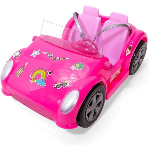 Simba Steffi Love Beach Car con passeggino da spiaggia e adesivi, 29 cm per bambole