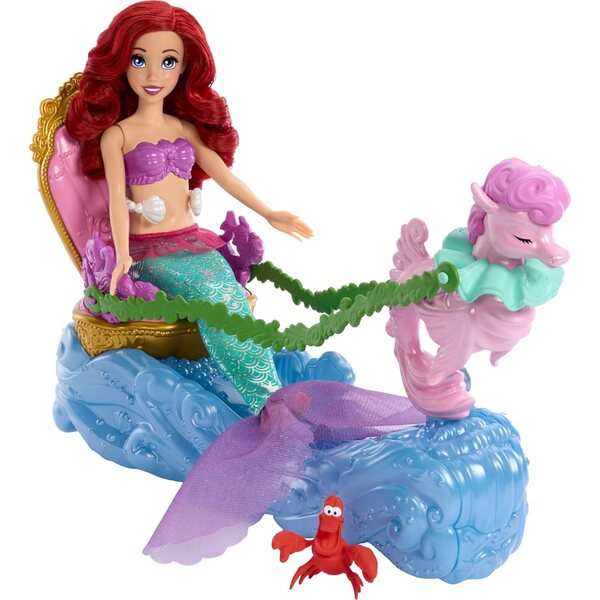 Mattel Disney Princess Ariel Chariot – Zauberhaftes Spiel für Kinder