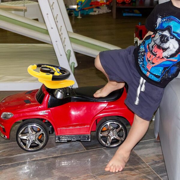 Didiseaon Flugspielzeug mit stabilem Saugnapf und Musik für Kinder, 360° drehbar