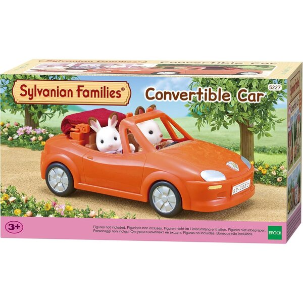 Detailliertes Cabrio-Auto von Sylvanian Families für fantasievolles Spielen für Kinder