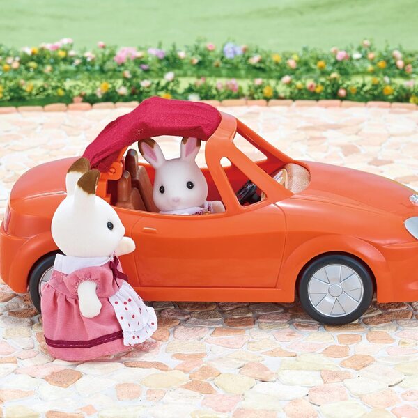 Detailliertes Cabrio-Auto von Sylvanian Families für fantasievolles Spielen für Kinder