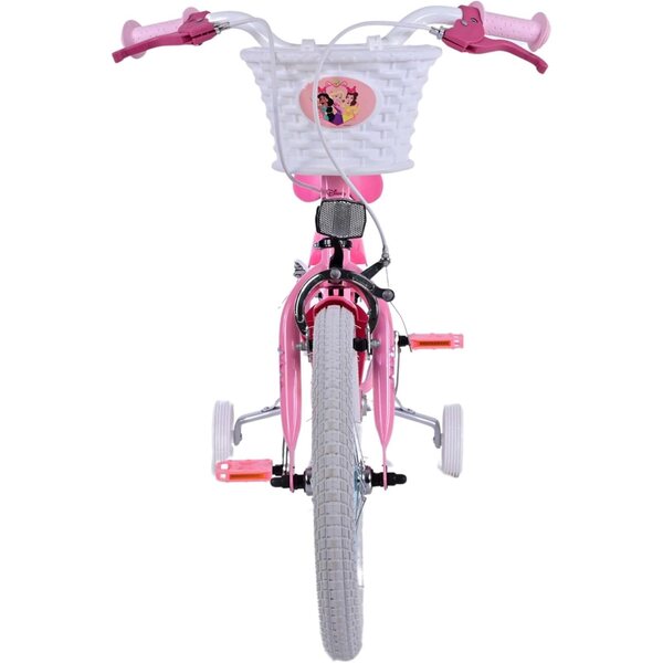 Bicicletta Volare Princess 16 pollici rosa con freni a mano e ruote rimovibili