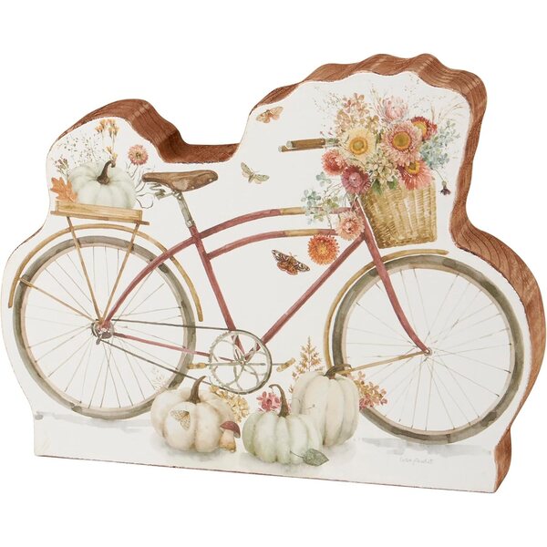 Primitives by Kathy Fall Bike Chunky Sitter – Vintage Herbstdekoration
