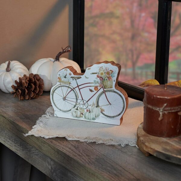 Primitives by Kathy Fall Bike Chunky Sitter - Decorazione Autunnale Vintage