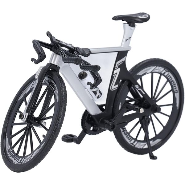 Keenso Mini-Rennrad aus Metall, handgefertigtes Modell mit Doppellenker-Design