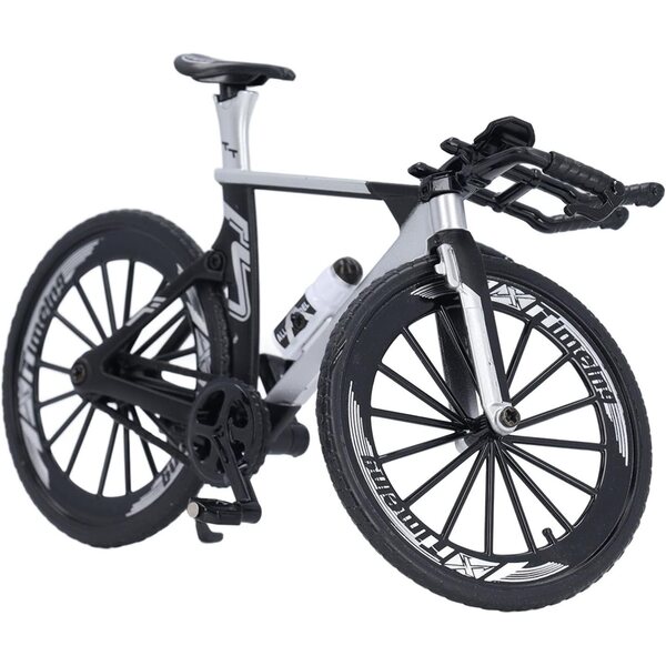 Keenso Mini-Rennrad aus Metall, handgefertigtes Modell mit Doppellenker-Design