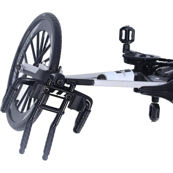 Keenso Mini-Rennrad aus Metall, handgefertigtes Modell mit Doppellenker-Design